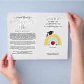 Programma Afstuderen kleuterschool (1 col) Flyer (Hand)