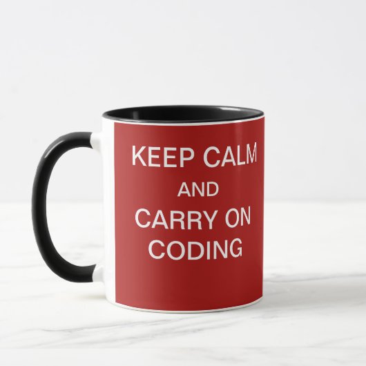 Programma Calm Computer Programmer Quote Joke Mok (Links)