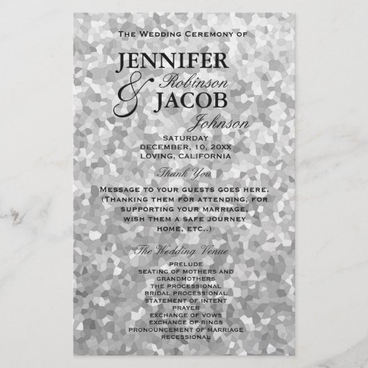 Programma | Crystal Silver (Voorkant)