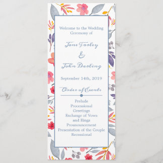 Programma Dusty Blue Floral