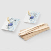 Programma Elegant Blue Wedding Gown Handwaaier (Niet-gemonteerd)