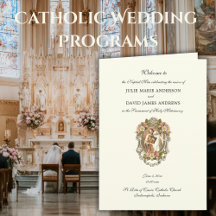 Programma Elegant katholieke bruiloft voor Latijns