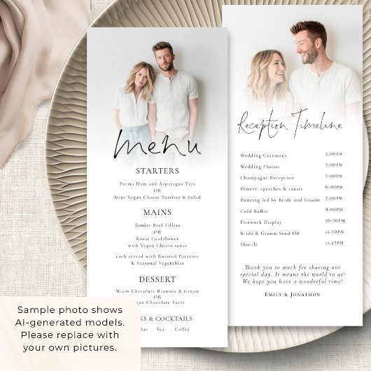 Programma en Menu 2 Foto-overlay Trouwen