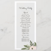 Programma Floral Wedding Sprigs (Achterkant)