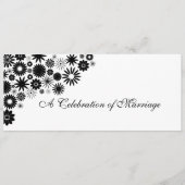  programma Florals Black Wedding (Voorkant)