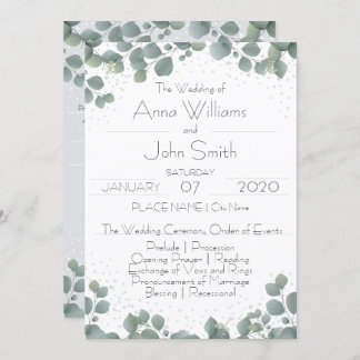 Programma Green Eucalyptus Simple Boho Floral