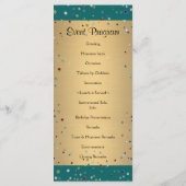 Programma Jewel Confetti Verjaardagsfeest (Achterkant)