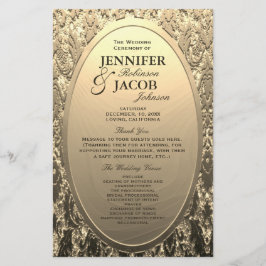 Programma | Metallic Etched Gold look