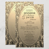 Programma | Metallic Etched Gold look (Voorkant / Achterkant)