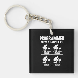 Programma nieuwjaarsprogramma sleutelhanger
