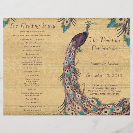 programma Peacock Eggplant Hoesje (Voorkant)