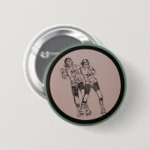  programma Roller Derby Ronde Button 5,7 Cm (Voorkant /achterkant)
