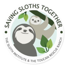 Programma Sloths Together opslaan | Logo-Sticker