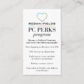 Programma van de Perken van Rodan en van PC van Ge Visitekaartje (Achterkant)