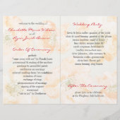 programma van de Rode Poppies voor de bruiloft (Achterkant)