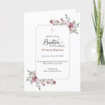 Programma van het Doopsel van de Kerk van Athena