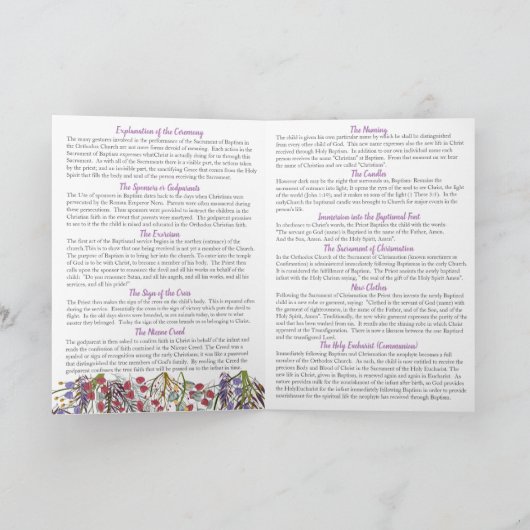 Programma van het doopsel van de Kerk van Yanna (Binnen)