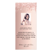 Programma Verjaardag roos gouden foto leuke feiten (Achterkant)