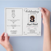 Programma voor begrafenissen | Het vieren van de r Flyer (Hand)