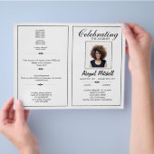 Programma voor begrafenissen | Het vieren van de r Flyer (Hand)