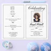 Programma voor begrafenissen | Het vieren van de r Flyer (Enkel)