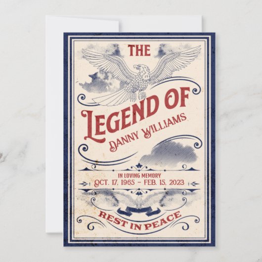 Programma voor de begrafenis van patriottische her (Voorkant)