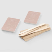 Programma voor de beste dag van het huwelijk handwaaier (Niet-gemonteerd)