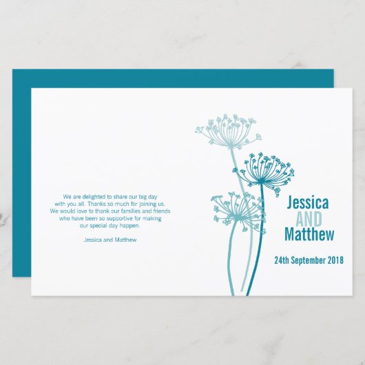 Programma voor de hedendaagse bloem (Voorkant / Achterkant)