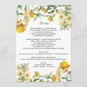 Programma voor de rondweg rond het geel Waterverf (Achterkant)