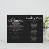 Programma voor de uitzending van een donkerweddens (Staand voorkant)