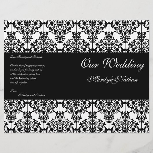 Programma voor donkere en witte bruiloften (Voorkant)