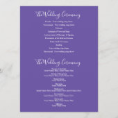 Programma voor het binden van paarse irisbloem (Achterkant)