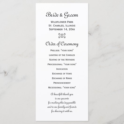 Programma voor het binden van zwarte en witte roze (Achterkant)