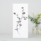 Programma voor het binden van zwarte en witte roze (Staand voorkant)