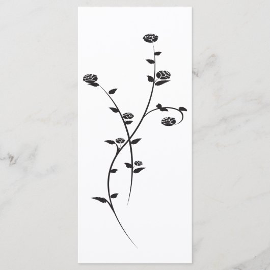 Programma voor het binden van zwarte en witte roze (Voorkant)