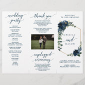 Programma voor het huwelijk tussen de koninklijke  flyer (Voorkant)