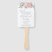 Programma voor het huwelijk tussen Rozen van moste Handwaaier (Voorkant)