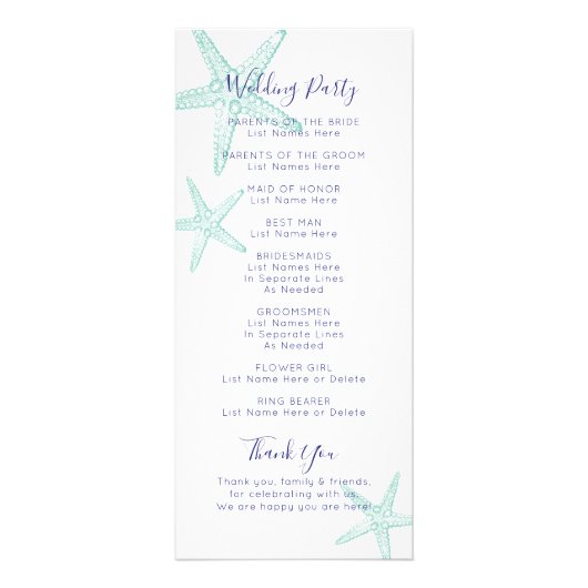 Programma voor het strandtrekken van starvissen - (Achterkant)