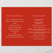 Programma voor het trekken van rode bloemen (Achterkant)