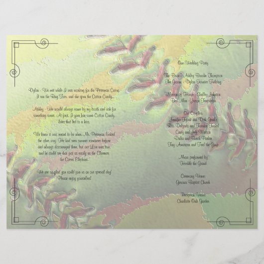 Programma voor het weddenschap tussen sport en spo (Achterkant)