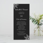 Programma voor het winterweddenschap tussen zwarte (Staand voorkant)