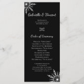 Programma voor het winterweddenschap tussen zwarte (Voorkant)