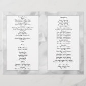 Programma voor lange-inktfeestdagen in het zwart e (Achterkant)