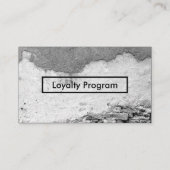 programma voor loyaliteit aan de muur klantenkaartje (Achterkant)