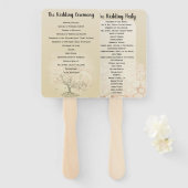 Programma voor rimpelriffelriet handwaaier (Voorkant en achterkant)