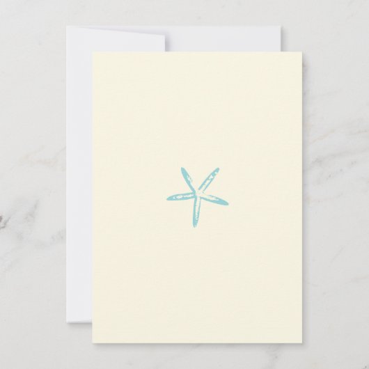 Programma voor strandbruiloft II (Achterkant)