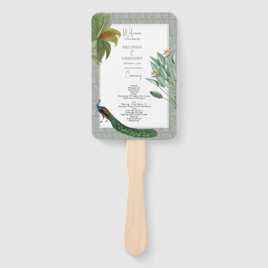  programma voor tropische weddenschappen bij de Pe Handwaaier (Voorkant)