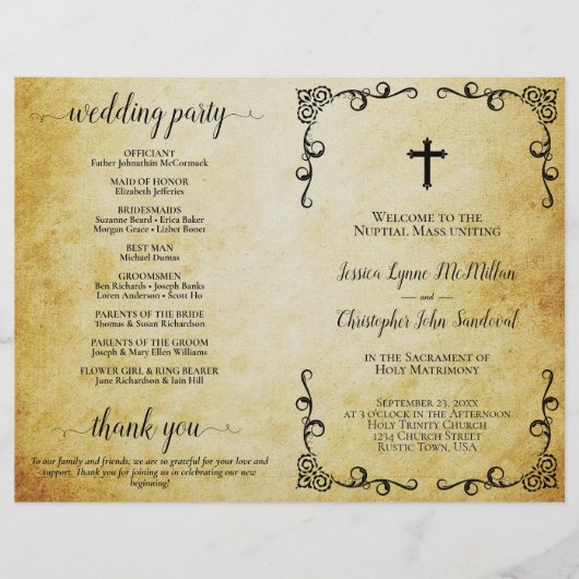 programma voor weduwschap tussen de Heilige Matri (Voorkant)