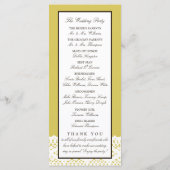 Programma voor zonnebloemen en weddenschappen (Achterkant)