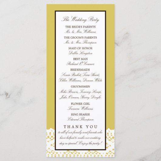 Programma voor zonnebloemen en weddenschappen (Achterkant)